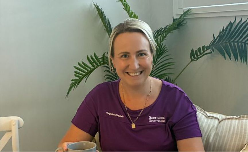 Picture of female midwife smiling
