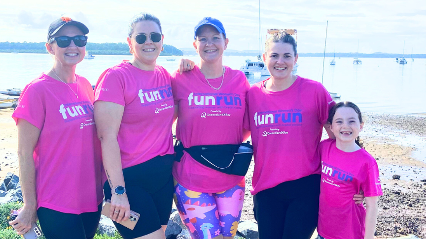 Bayside Health Service staff wear pink with pride for the International Women’s Day Fun Run.